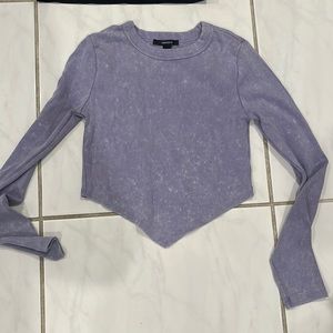 Purple Long sleeve forevrr 21 shirt